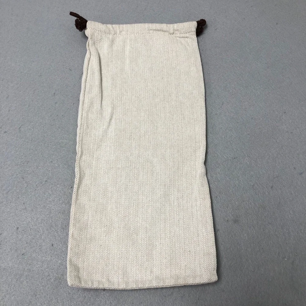 Authentic Hermes‎ Fabric Dust Bag Drawstring Top Travel Storage 14.5x7 Designer